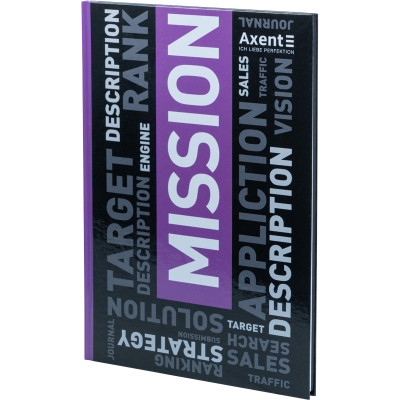 Канцелярська книга Axent Colors А4, 80 аркушів, клітинка, фіолетова (8421-07-A) Вінниця - фото 2