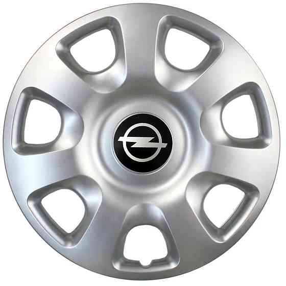 Автомобильные модельные колпаки R15 Opel 336 4шт, SJS, серебряные Киев