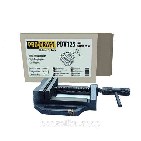 Лещата верстатні Procraft PDV125 Киев