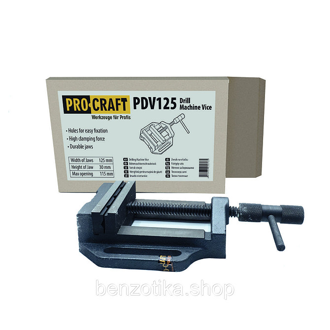 Лещата верстатні Procraft PDV125 Київ - фото 3