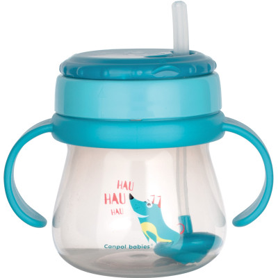 Поильник-непроливайка Canpol babies со складывающейся силиконовой трубочкой с утяжелителем 250 мл (56/517) Винница - изображение 2