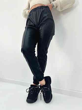 Штаны из экокожи на флисе Calvin Киев