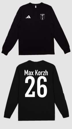 Джерси Max Korzh 26 с длинным рукавом Красный, L Черновцы