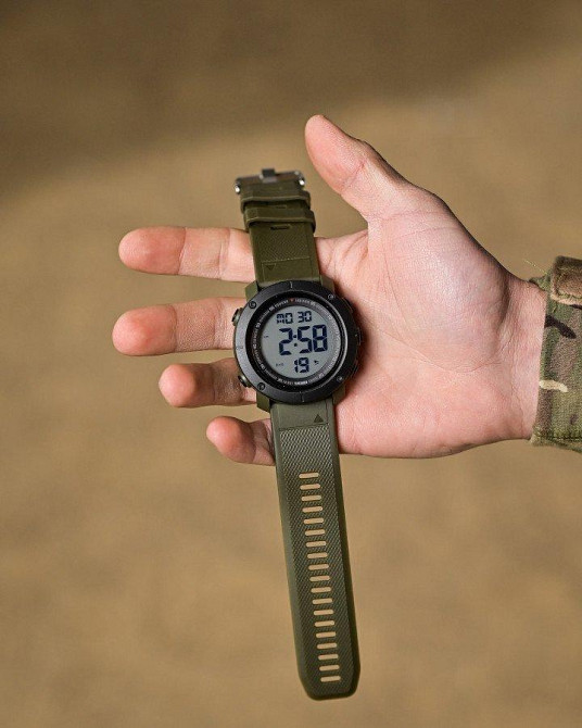 Тактичні протиударні водостійкі годинники Skmei ВТ5938 Одеса - фото 5