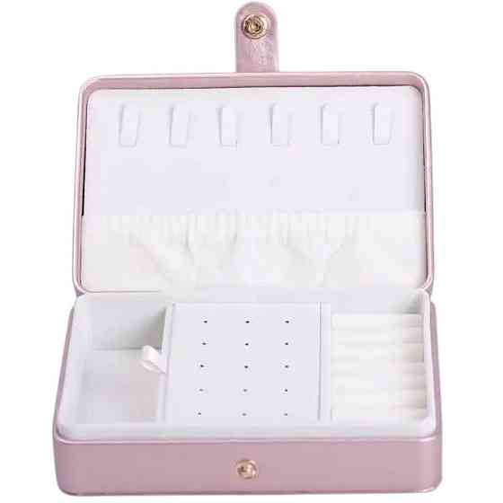 Шкатулка для украшений из эко кожи 16×11×4.7 см органайзер для ювелирных изделий HP-5-30PP Киев