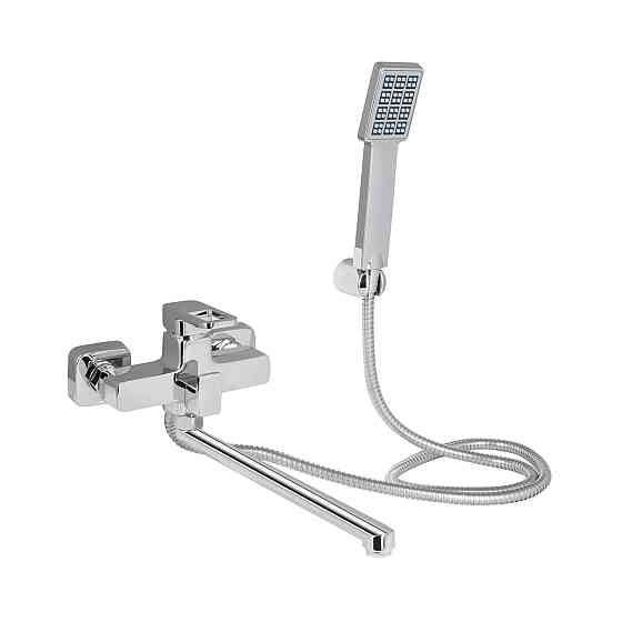 Смеситель для ванны Lidz Wawel 005 с поворотным изливом (c душевым гарнитуром) (k35) LDWAW005CRM45389 Chrome Киев