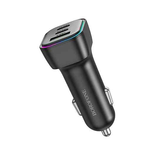 Автомобільний зарядний пристрій BOROFONE BZ28C Trophie PD60W Black 6941991110870 Одеса