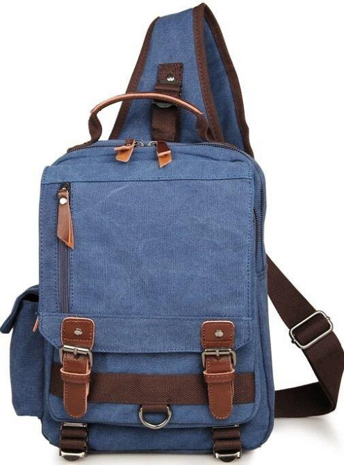 Рюкзак Vintage 14482 Синий Киев - изображение 2