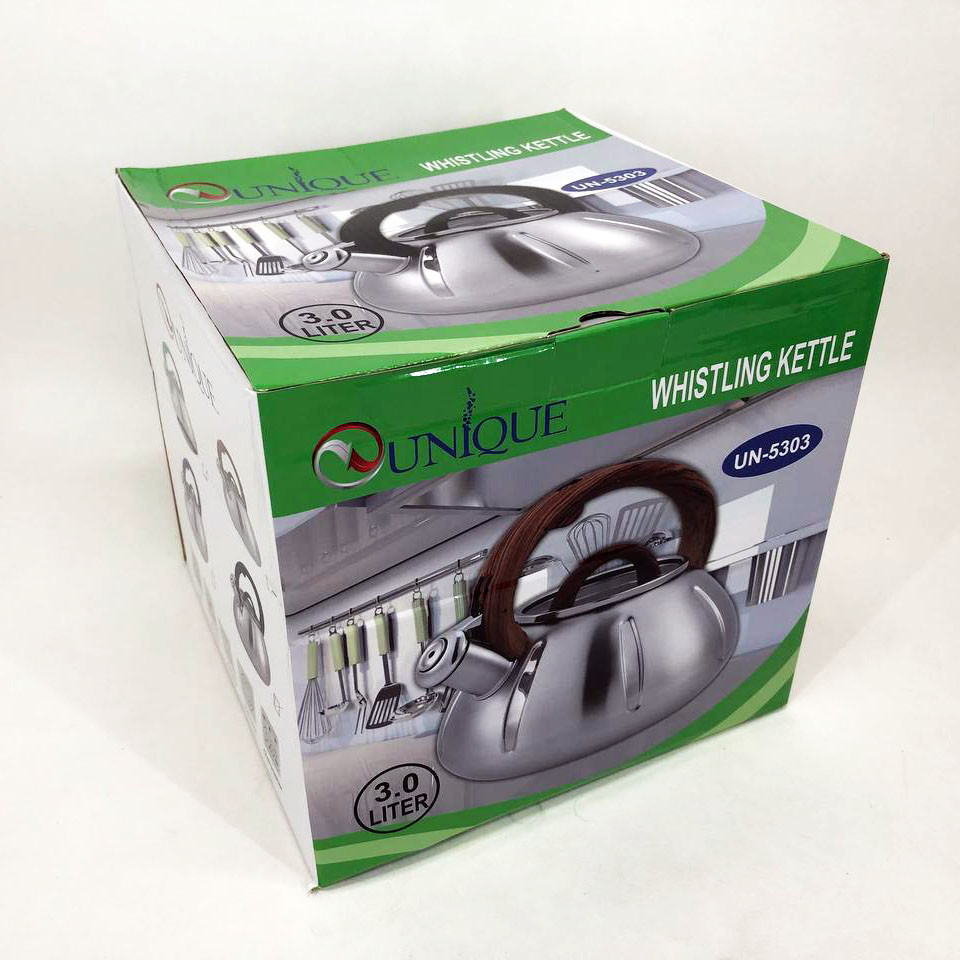 Кухонний чайник зі свистком на плиту, Чайник для домашнього використання зі свистком OI-50 Львів - фото 7