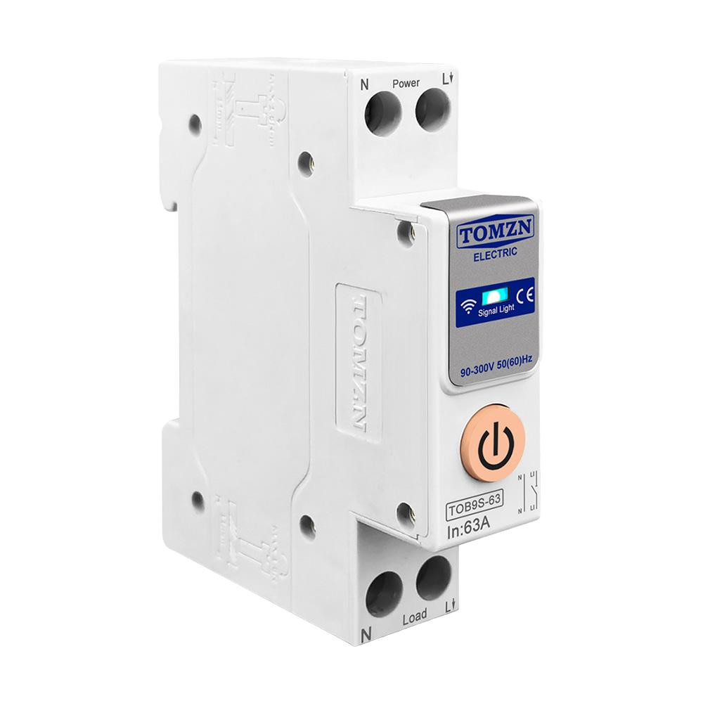Розумний автоматичний вимикач з Wi-Fi (Tuya) TOMZN TOB9S-63 63A (51-00111) Київ - фото 6