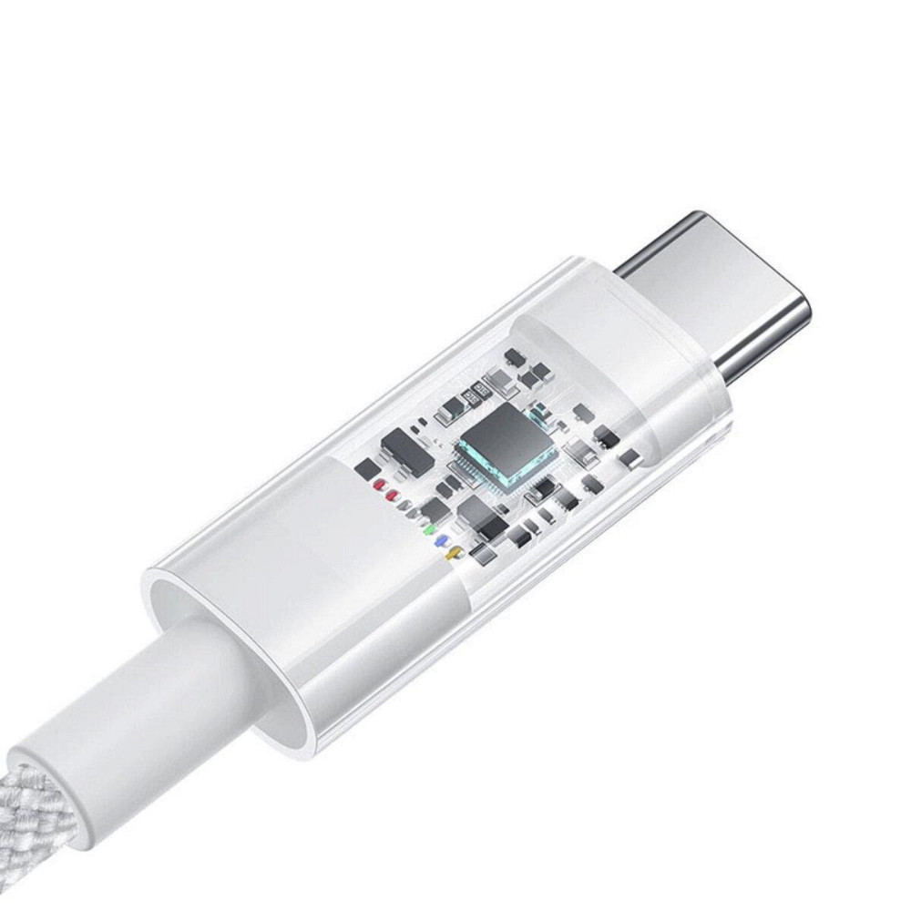 Кабель Baseus Gem Fast-Charging Data Cable USB to USB-C 100W 1m Moon White P10373002211-00 Одесса - изображение 4