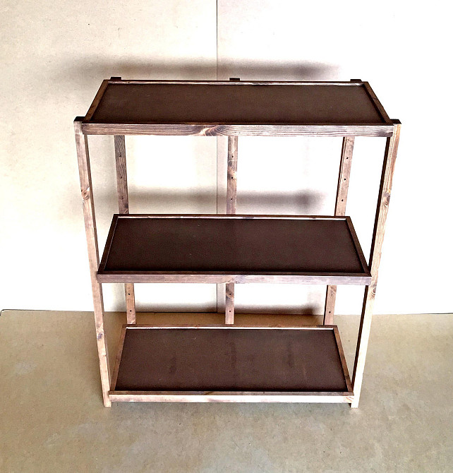 Етажерка розбірна "Честер" 3 полиці 40х100х130 капучино Миколаїв - фото 6