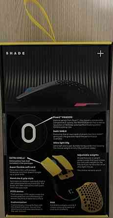 Мишка: Cryo Shade ULTRA lignt Gamingmus RGB (sort)Нова . Киев