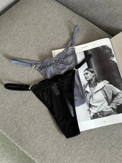 Женские стринги сеточка размер М цвет красный Киев - изображение 3