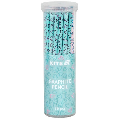 Олівець графітний Kite з кристалом Hearts, НВ (K25-059-1) Вінниця - фото 2