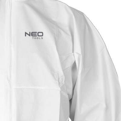 Костюм рабочий Neo Tools защитный, материал полипропилен, плотность 65 г/м2, XXXL, белый (81-851-XXXL) Винница - изображение 5