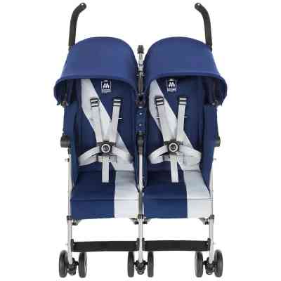 Коляска Maclaren Twin Triumph для двійні Blue/Silver (WM1Y120042) Вінниця