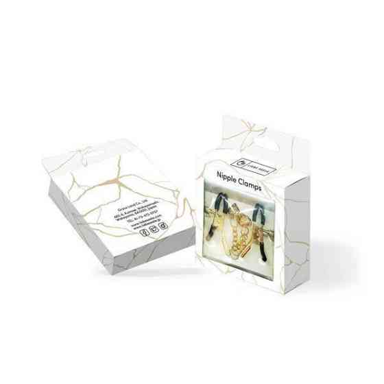 Затискачі для сосків Liebe Seele Hollow Heart Nipple Clamps Gold Sex Aura Київ