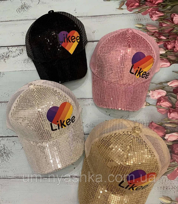Кепка Лайки 52р. чорна Кривий Ріг - фото 1