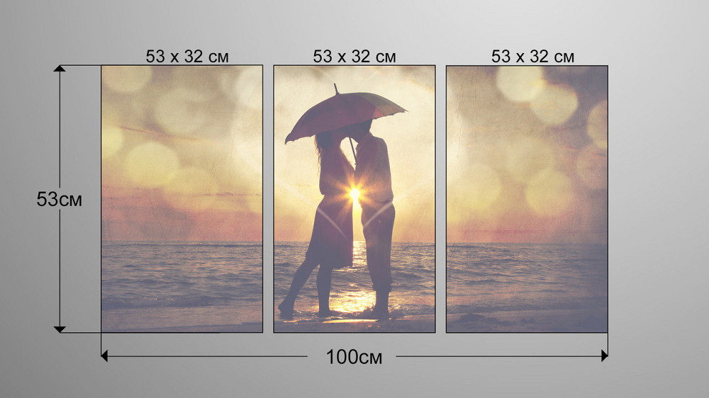 Модульна картина Закохані Аrt-115_3А Київ - фото 3