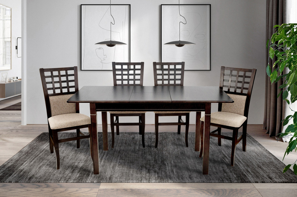 Стіл обідній Персей ( 113+38 )/70, горіх італійськ Київ - фото 2