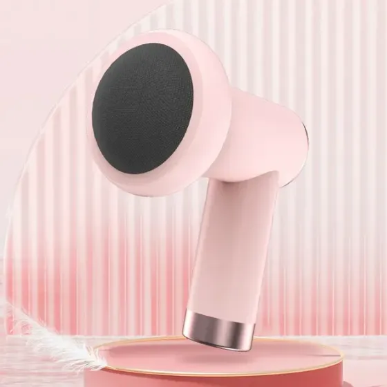 Ручной мышечный аккумуляторный массажер Fascial Gun Vibro Head расслабляющий массажный антицеллюлитный пистолет, 5 насадок Коломия