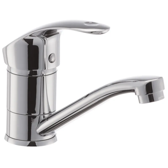 Смеситель для умывальника G-Ferro Mars 555-Z с изливом 15 см (GF0028) Харьков