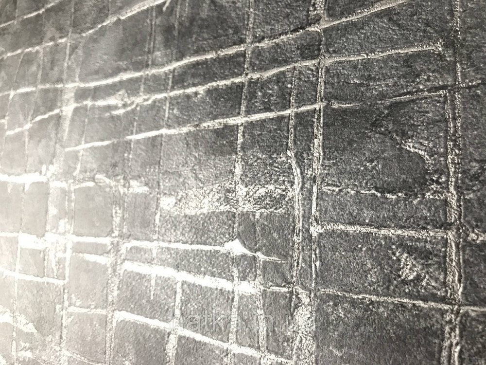 Шпалери Marburg Tango 58810 лофт 3д під штукатурку чорні сірі з сріблом 10х0,70 Київ - фото 4