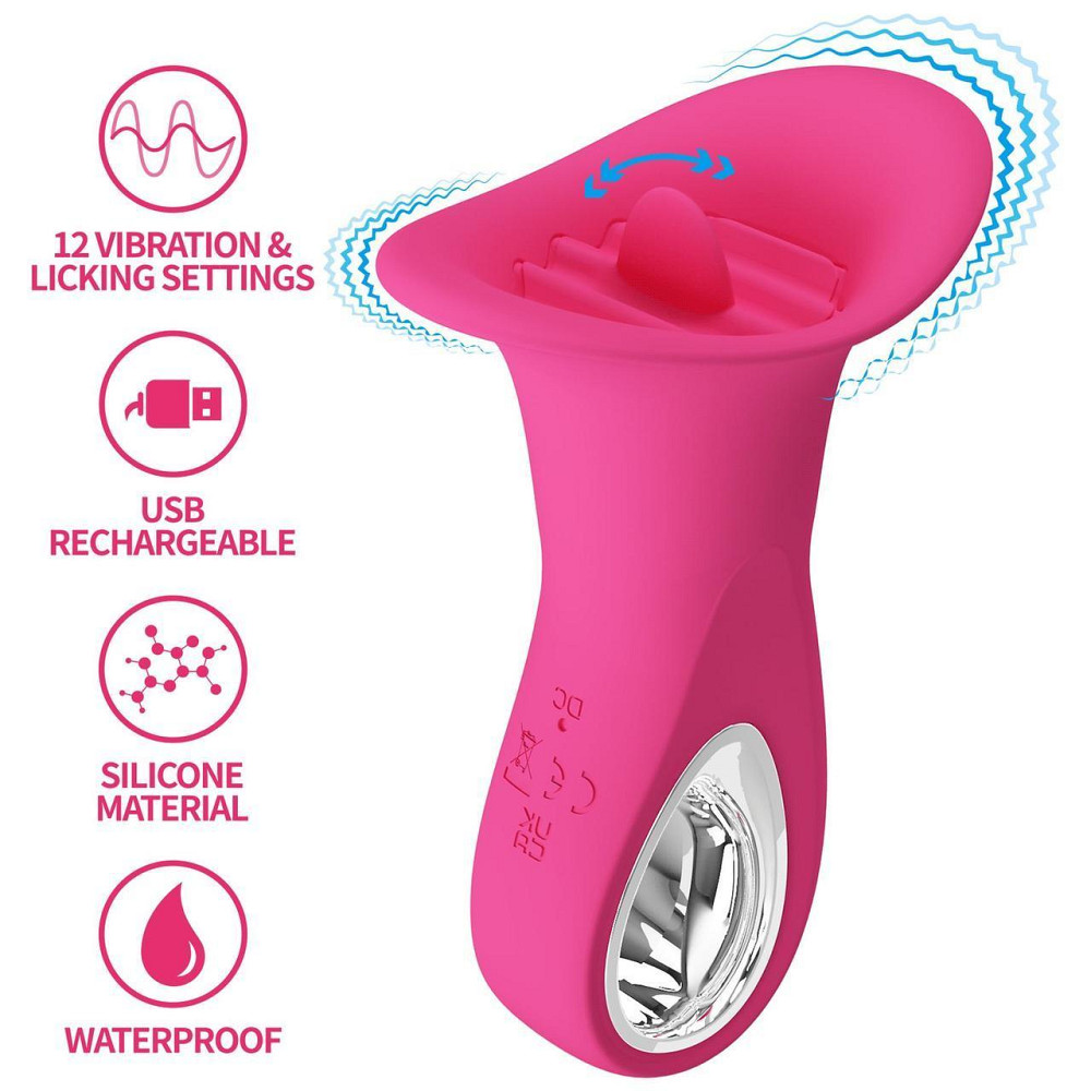 Вибростимулятор PRETTY LOVE Clyde, 12 vibration functions 12 licking settings Sex Aura Киев - изображение 10