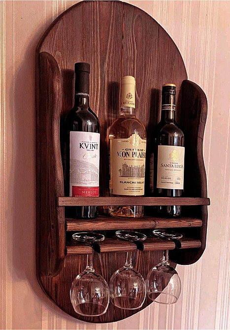 Настінна винна полиця "Тесіо" савоярді Миколаїв - фото 1