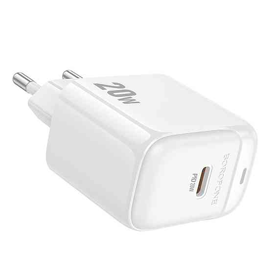 Мережевий зарядний пристрій BOROFONE BAS43A Potential single-port PD20W charger White 6941991113819 Одеса