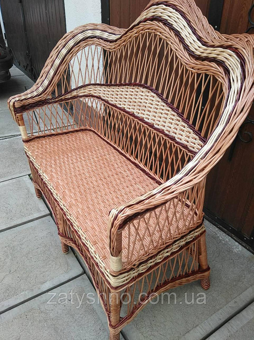 Диван плетений з високою спинкою Київ - фото 6