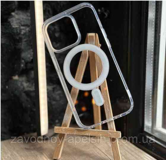 Iphone 16 Pro Прозрачный чехол Магсейф Акрил (PC) Одесса