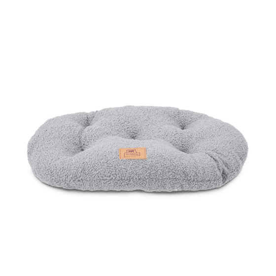 Лежак — подушка для котів і собак Ferplast Relax Boucli (Ферпласт Релакс) 78 x 50 см — 78/8, Сірий Запоріжжя