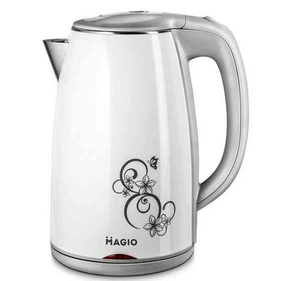 Стильний електричний чайник MAGIO MG-512 1.7 л 1650 Вт, Чайники на підставці, Чайник для дому зручний ZS-81 Івано-Франківськ