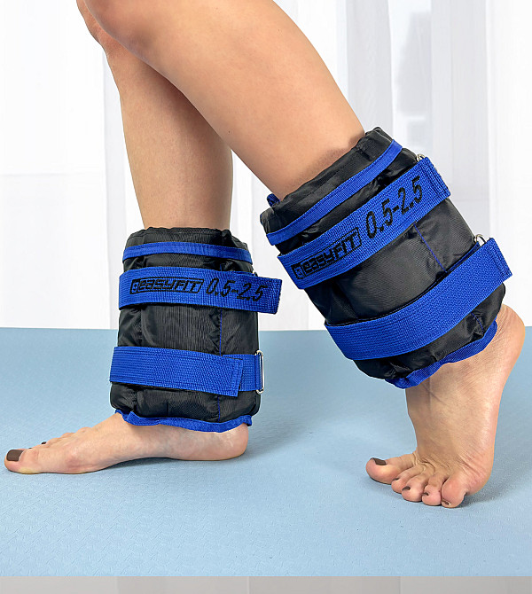 EasyFit Обтяжувачі для ніг та рук EasyFit набірні чорно-сині 0,5-2,5 кг (пара) Коломыя - изображение 1