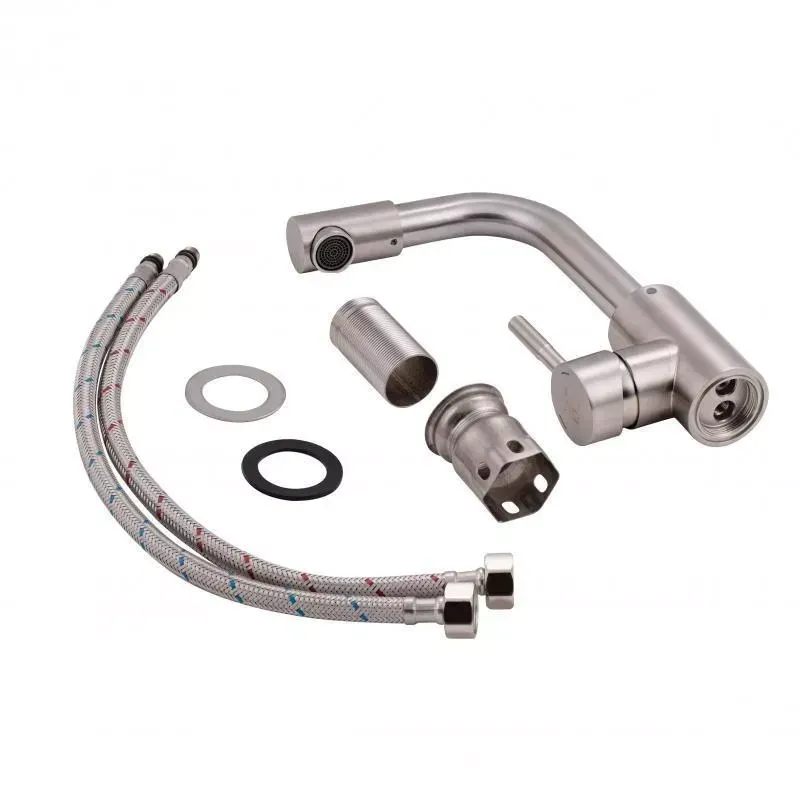 Смеситель для умывальника WEZER EKO1B-01 сатин Киев - изображение 3