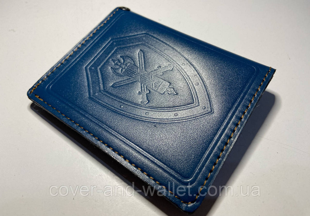 Обкладинка на посвідчення СБУ Альфа "Служба безпеки України" Синій Київ - фото 8