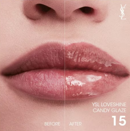 Помада для губ Yves Saint Laurent Rouge Volupte Candy Glaze 15 Showcasing Nude Слов'янськ