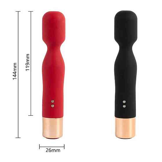Вібромасажер - Vibrating Spear G-Spot Vibrator Black Sex Aura Київ