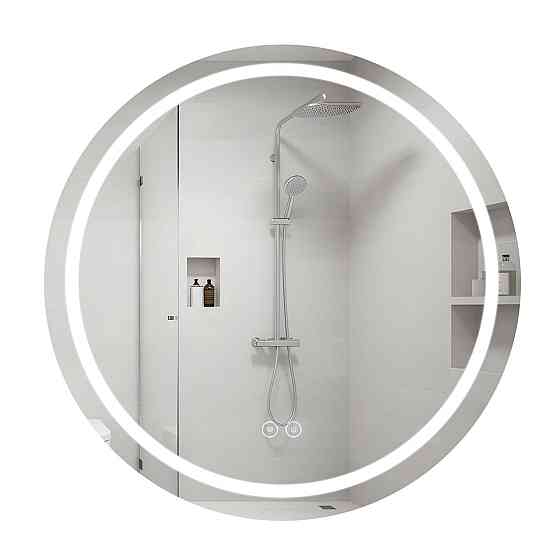 Дзеркало Qtap Mideya R800 з LED-підсвіткою Touch, з антизапотіванням, диммером QT2078NCR8080W Київ