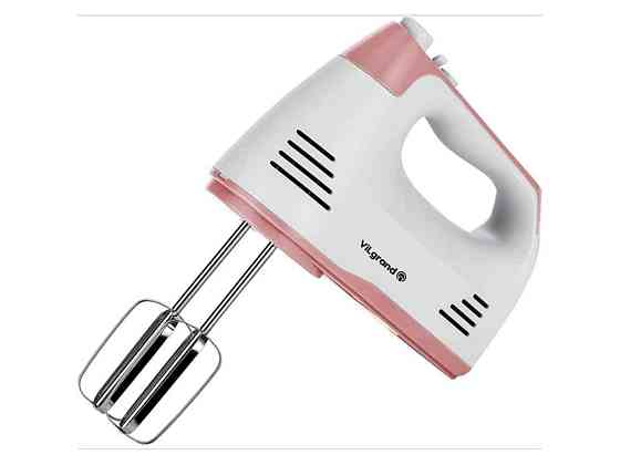 Миксер 400Вт 5 рез. шв., турбо VHM4003_pale_pink ТМ VILGRAND Solmir Киев