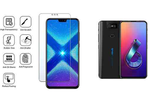 Защитное стекло NeoGlass для ASUS ZenFone 6 ZS630KL – ультрапрозрачное и устойчивое Киев