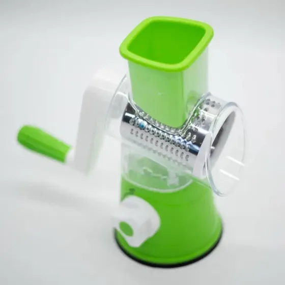 Овощерезка мультислайсер 3в1 для овощей, Kitchen Master, Зеленый / Ручной измельчитель /Кухонная терка слайсер Киев