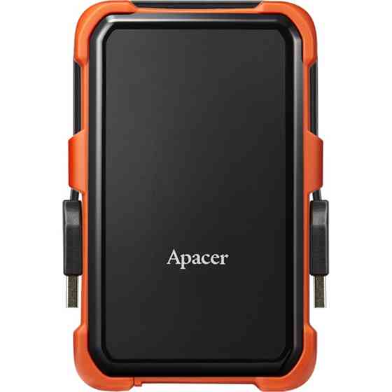 Зовнішній жорсткий диск 2.5" USB 2.0 TB Apacer AC630 Black/Orange (AP2TBAC630T-1) Чорний Харків