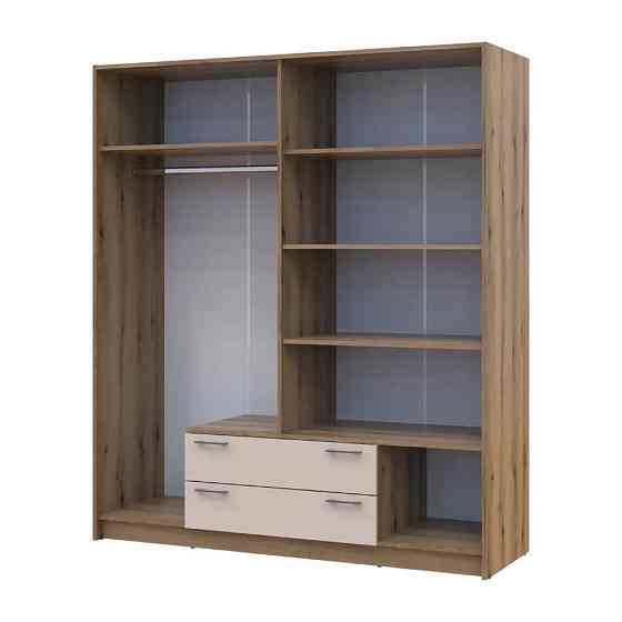 Шкаф для одежды Doros Ронди Дуб Артизан/Кашемир 4ДСП 160х52х195 DRS-011662 (80737825) Львов