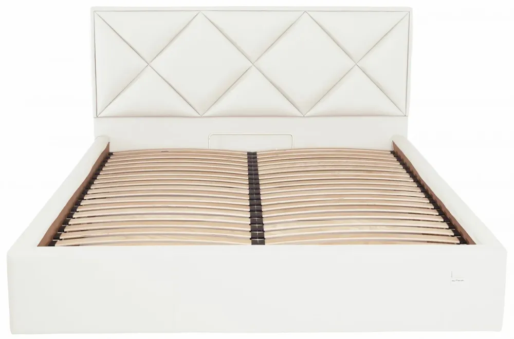 Кровать Двуспальная Leeds Standart 160 х 190 см Fly 2200 Белый Днепр - изображение 9