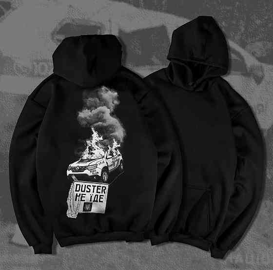 Чёрное худи унісекс - 