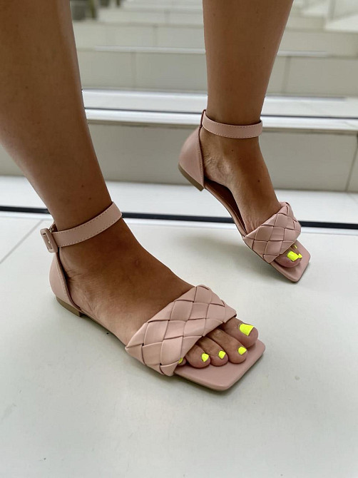 Meideli Босоніжки жіночі пудрові MEIDELI E839-33 літні, еко-шкіра/ Модні босоніжки на плоскій п Коломыя - изображение 10