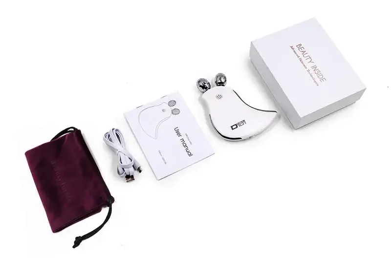 Роликовый микротоковый массажер для лица и тела + EMS стимулятор для подтяжки кожи лица и похудения Днепр - изображение 5